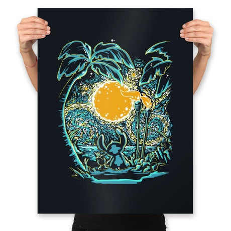 Starry Experiment - Prints Posters RIPT Apparel 18x24 / Black