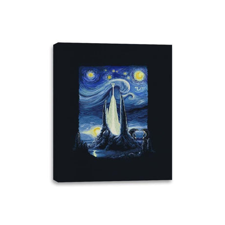 Starry Fantasia - Canvas Wraps Canvas Wraps RIPT Apparel 8x10 / Black