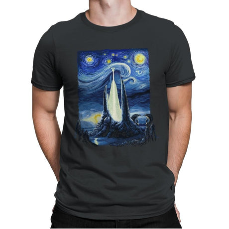 Starry Fantasia - Mens Premium T-Shirts RIPT Apparel Small / Heavy Metal