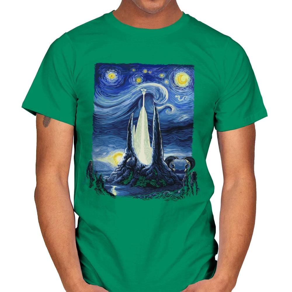 Starry Fantasia - Mens T-Shirts RIPT Apparel Small / Kelly