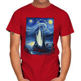 Starry Fantasia - Mens T-Shirts RIPT Apparel Small / Red