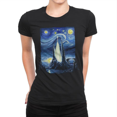 Starry Fantasia - Womens Premium T-Shirts RIPT Apparel Small / Black