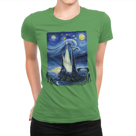 Starry Fantasia - Womens Premium T-Shirts RIPT Apparel Small / Kelly