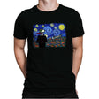 Starry Great Pumpkin Night - Mens Premium T-Shirts RIPT Apparel Small / Black