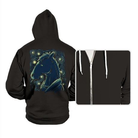 Starry Horse - Hoodies Hoodies RIPT Apparel Small / Black