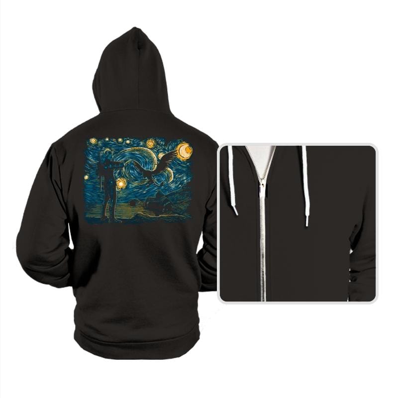 Starry Hunt - Hoodies Hoodies RIPT Apparel Small / Black