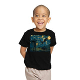 Starry Hunt - Youth T-Shirts RIPT Apparel X-small / Black