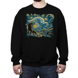 Starry King - Crew Neck Sweatshirt Crew Neck Sweatshirt RIPT Apparel