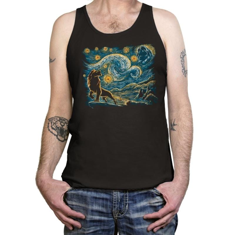 Starry King - Tanktop Tanktop RIPT Apparel