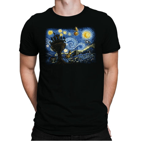 Starry Knights of Ni - Mens Premium T-Shirts RIPT Apparel Small / Black