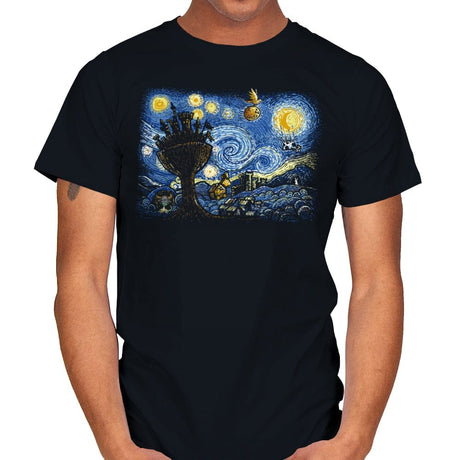 Starry Knights of Ni - Mens T-Shirts RIPT Apparel Small / Black