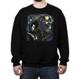 Starry Scissorhands - Crew Neck Sweatshirt Crew Neck Sweatshirt RIPT Apparel Small / Black