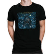 Starry Shark - Mens Premium T-Shirts RIPT Apparel Small / Black