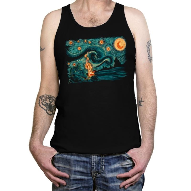 Starry Souls - Tanktop Tanktop RIPT Apparel X-Small / Black