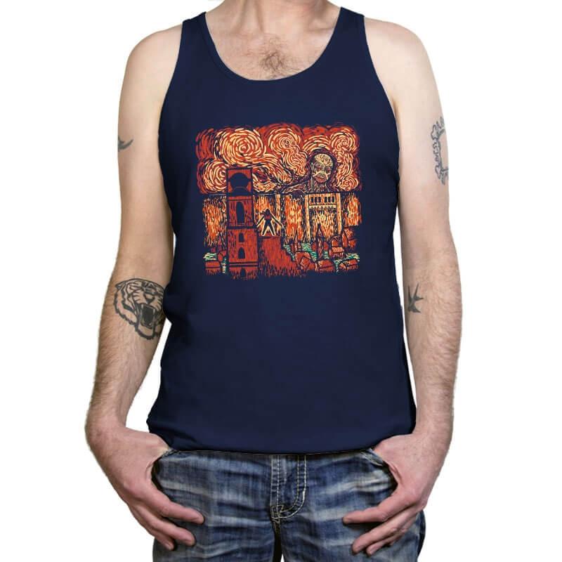 Starry Titan - Tanktop Tanktop RIPT Apparel X-Small / Navy