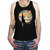 Starry Ukiyo-e Night - Tanktop Tanktop RIPT Apparel X-Small