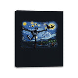 Starry Wild Night - Canvas Wraps Canvas Wraps RIPT Apparel 11x14 / Black