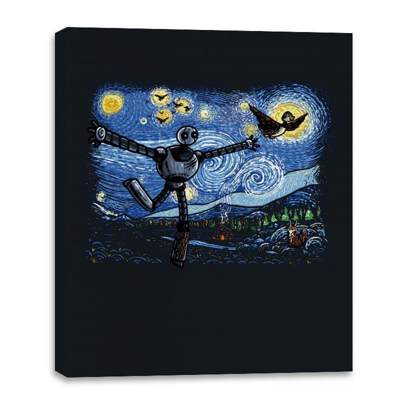 Starry Wild Night - Canvas Wraps Canvas Wraps RIPT Apparel 16x20 / Black