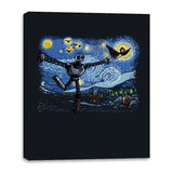 Starry Wild Night - Canvas Wraps Canvas Wraps RIPT Apparel 16x20 / Black