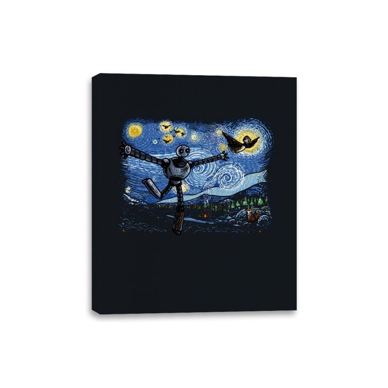 Starry Wild Night - Canvas Wraps Canvas Wraps RIPT Apparel 8x10 / Black