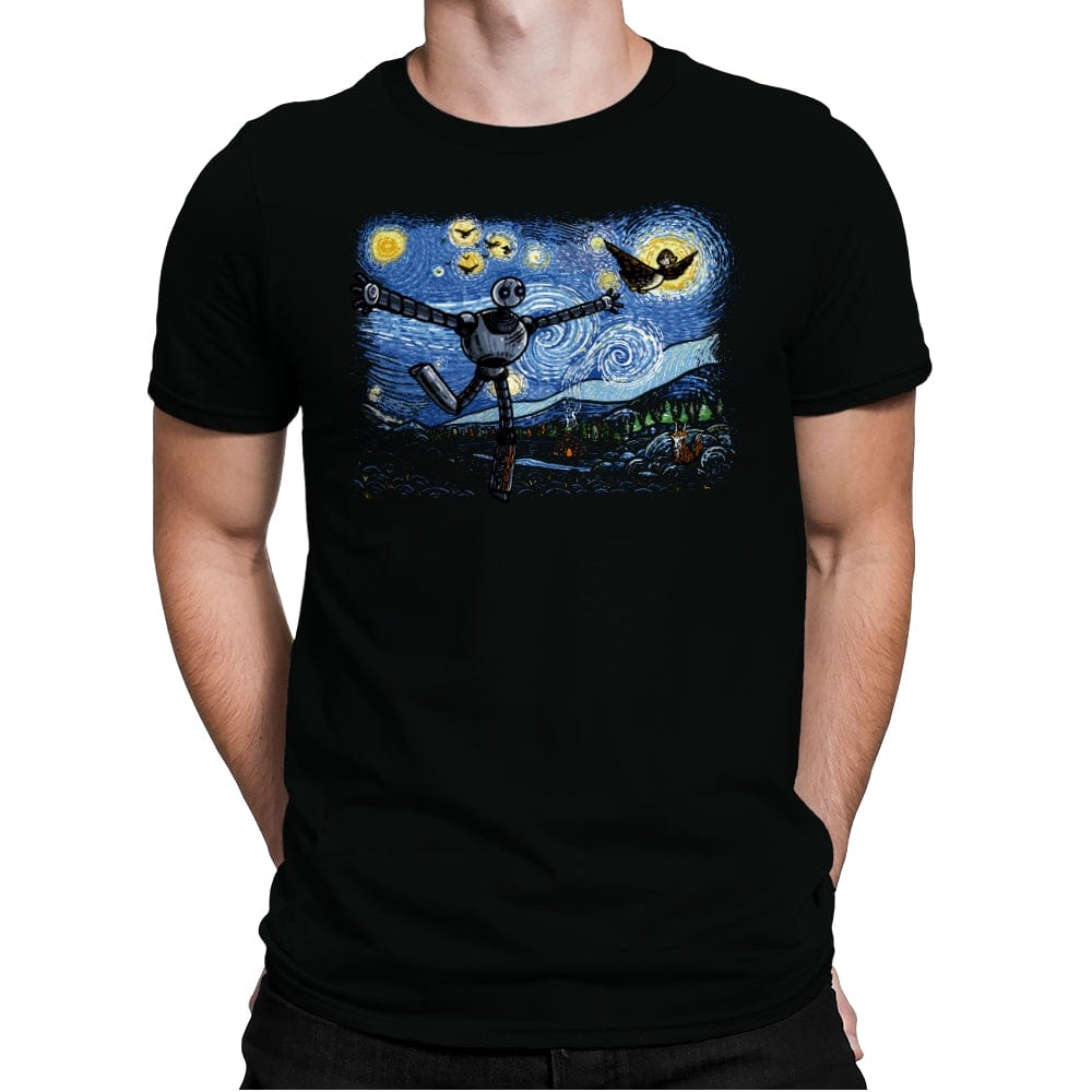 Starry Wild Night - Mens Premium T-Shirts RIPT Apparel Small / Black