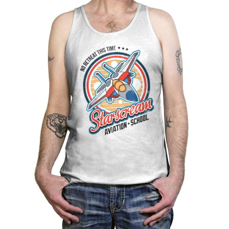 Starscream - Tanktop Tanktop RIPT Apparel X-Small / White