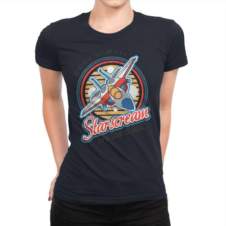 Starscream - Womens Premium T-Shirts RIPT Apparel Small / Midnight Navy