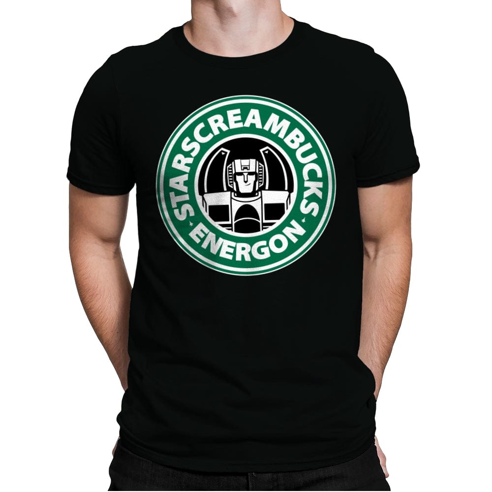 Starscreambucks - Mens Premium T-Shirts RIPT Apparel Small / Black