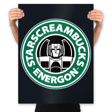 Starscreambucks - Prints Posters RIPT Apparel 18x24 / Black