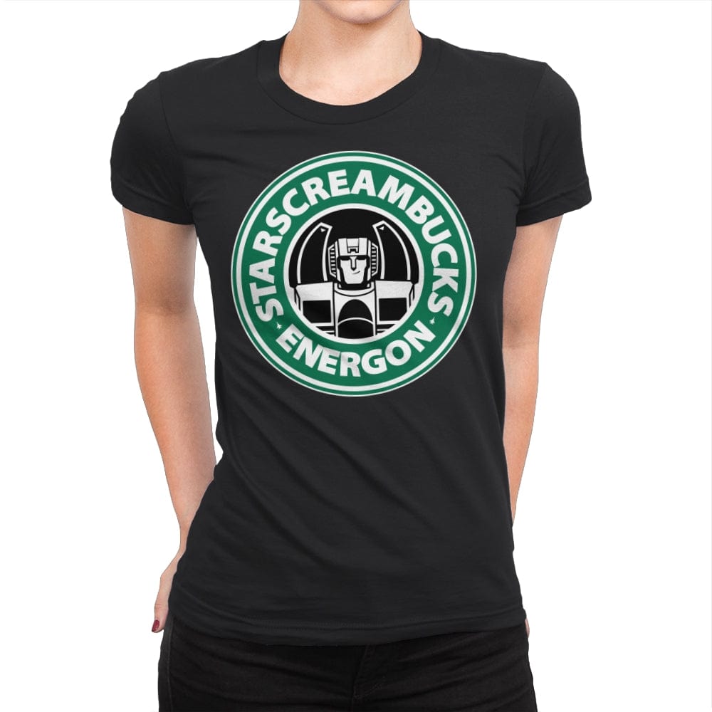 Starscreambucks - Womens Premium T-Shirts RIPT Apparel Small / Black