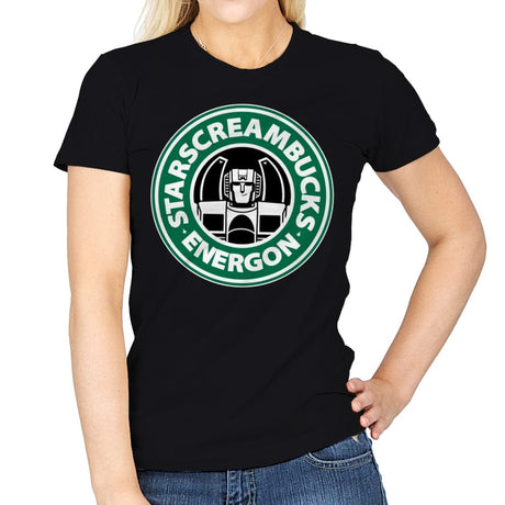 Starscreambucks - Womens T-Shirts RIPT Apparel Small / Black