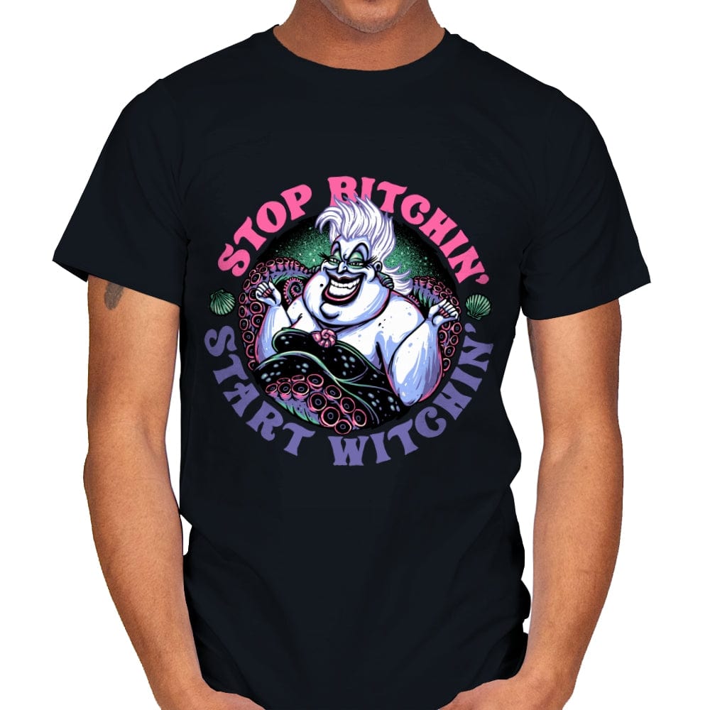 Start Witchin' - Mens T-Shirts RIPT Apparel Small / Black