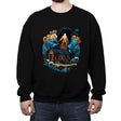 Stay Groovy - Crew Neck Sweatshirt Crew Neck Sweatshirt RIPT Apparel Small / Black