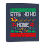 Stay Ho Ho Home - Canvas Wraps Canvas Wraps RIPT Apparel 16x20 / Navy