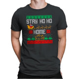 Stay Ho Ho Home - Mens Premium T-Shirts RIPT Apparel Small / Heavy Metal