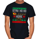 Stay Ho Ho Home - Mens T-Shirts RIPT Apparel Small / Black