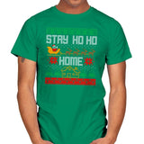 Stay Ho Ho Home - Mens T-Shirts RIPT Apparel Small / Kelly