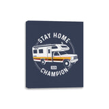 Stay Home Champion - Canvas Wraps Canvas Wraps RIPT Apparel 8x10 / Navy