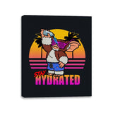 Stay Hydrated - Canvas Wraps Canvas Wraps RIPT Apparel 11x14 / Black