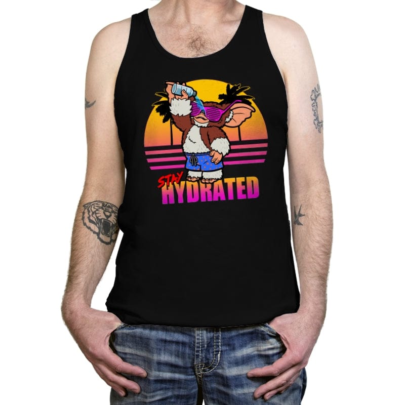 Stay Hydrated - Tanktop Tanktop RIPT Apparel X-Small / Black