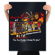 Stay Over at Springwood - Prints Posters RIPT Apparel 18x24 / Black