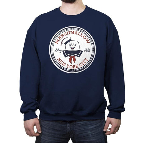 Stay Puft All Star - Crew Neck Sweatshirt Crew Neck Sweatshirt RIPT Apparel Small / Navy