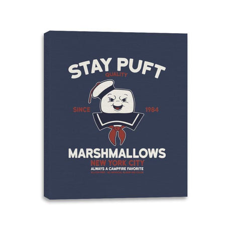 Stay Puft Quality - Canvas Wraps Canvas Wraps RIPT Apparel 11x14 / Navy