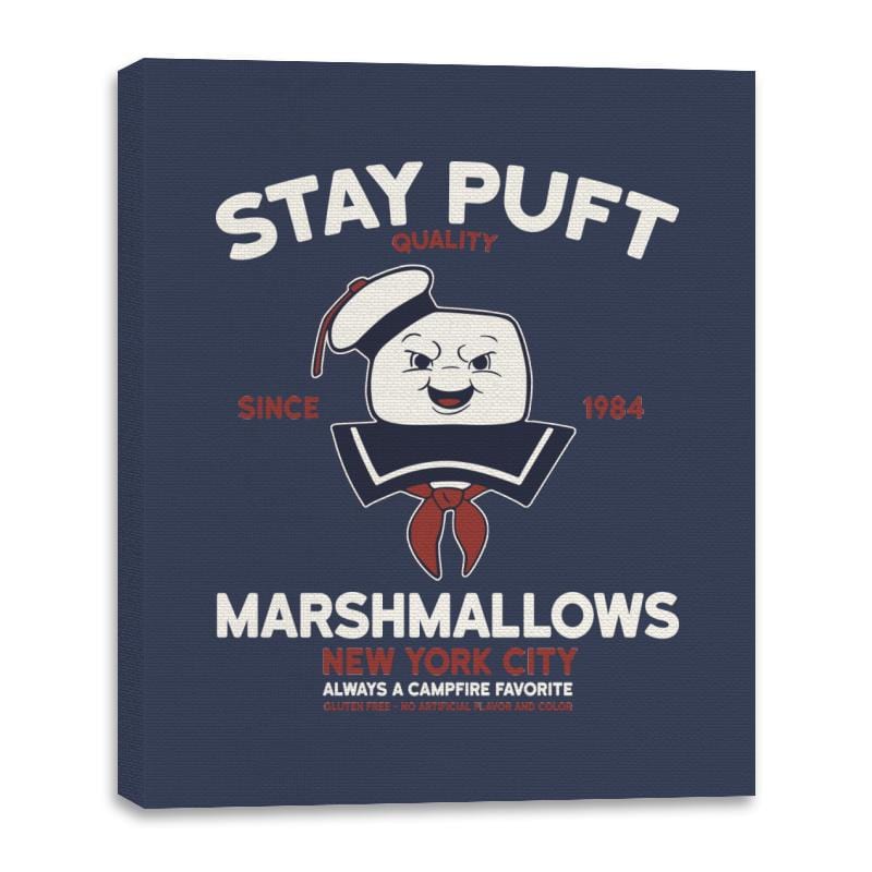 Stay Puft Quality - Canvas Wraps Canvas Wraps RIPT Apparel 16x20 / Navy