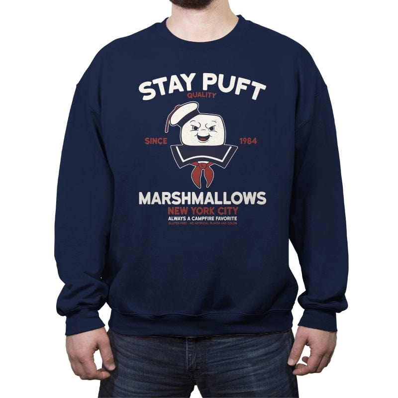 Stay Puft Quality - Crew Neck Sweatshirt Crew Neck Sweatshirt RIPT Apparel Small / Navy