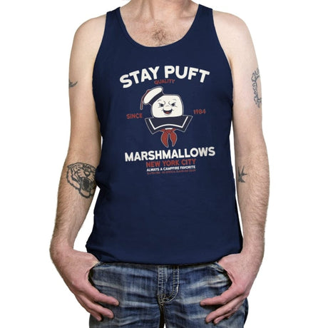 Stay Puft Quality - Tanktop Tanktop RIPT Apparel X-Small / Navy