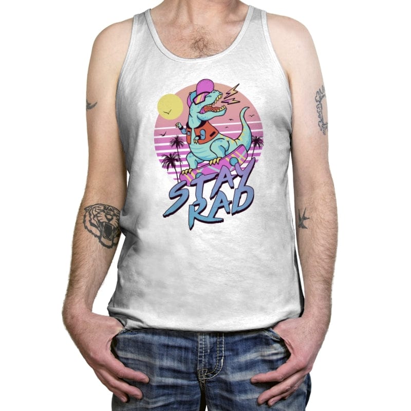 Stay Rad! - Tanktop Tanktop RIPT Apparel X-Small / White