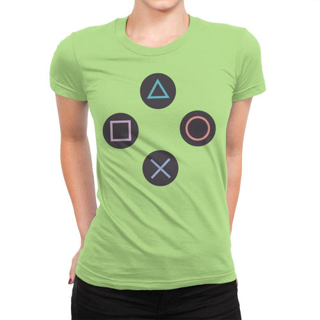 Stay Together - PlayStation - Womens Premium T-Shirts RIPT Apparel Small / Mint