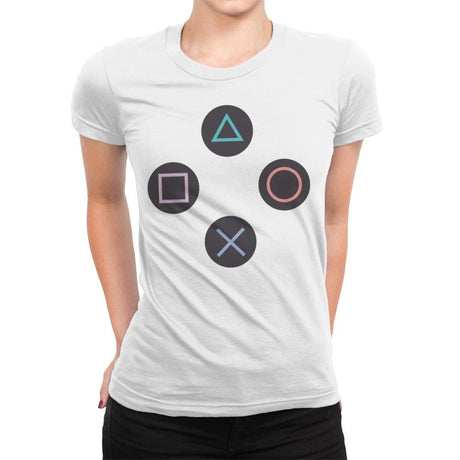 Stay Together - PlayStation - Womens Premium T-Shirts RIPT Apparel Small / White