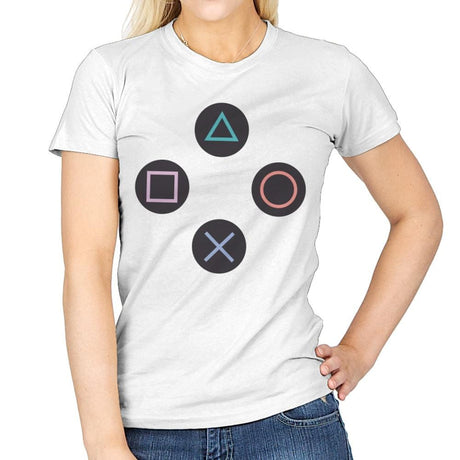 Stay Together - PlayStation - Womens T-Shirts RIPT Apparel Small / White